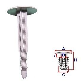 Clip, Zier- / Schutzleiste C50875