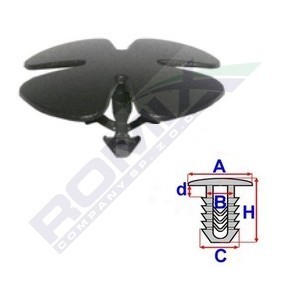 Achetez des Clip, enjoliveur ROMIX C60511 à prix pour 1,01 €