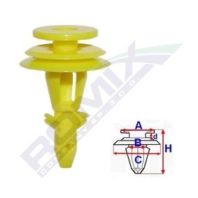 Clip, Zier- / Schutzleiste C60544