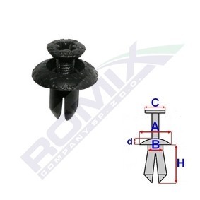 Clip, Zier- / Schutzleiste C60551