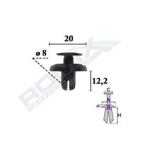 Clip, Zier- / Schutzleiste C70352