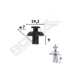 Clip, Zier- / Schutzleiste C70361