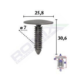 Achetez des Rivet à expansion ROMIX C70609 à prix pour 0,74 €
