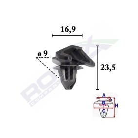Clip, Zier- / Schutzleiste C70616