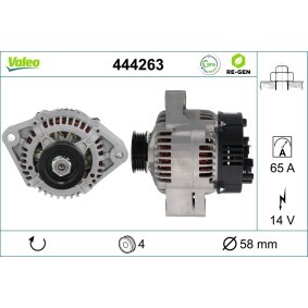 Lichtmaschine 444263 von VALEO günstig für 529,52 € online kaufen