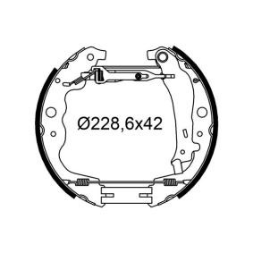 Acquista Kit freno, Freno a tamburo da VALEO 554911 a buon mercato per soli 101,39 €