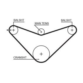 Zahnriemen für ROVER von GATES