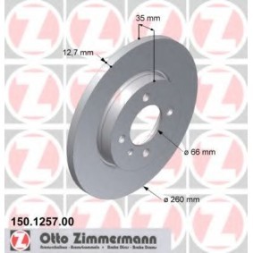 Bremsscheibe für BMW von ZIMMERMANN