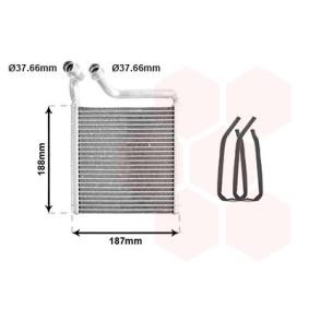 Acquista Scambiatore calore per riscaldamento abitacolo da VAN WEZEL 58006416 a buon mercato per soli 80,80 €