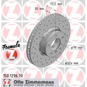 Bremsscheibe für BMW von ZIMMERMANN