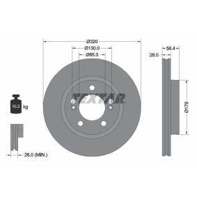 Acquista Disco freno da TEXTAR 92332803 a buon mercato per soli 108,89 €