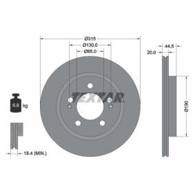 Acquista Disco freno da TEXTAR 92332903 a buon mercato per soli 100,16 €