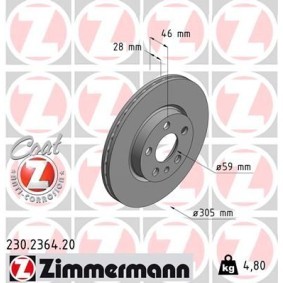 Bremsscheibe von ZIMMERMANN