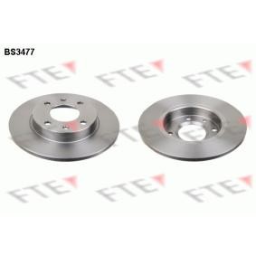 Bremsscheibe für PEUGEOT von FTE