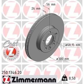 Bremsscheibe 250.1346.20 von ZIMMERMANN günstig für 61,11 € online kaufen