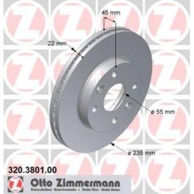 Bremsscheibe 320.3801.00 von ZIMMERMANN günstig für 106,51 € online kaufen