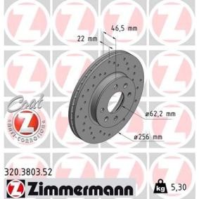 Bremsscheibe 320.3803.52 von ZIMMERMANN günstig für 92,04 € online kaufen