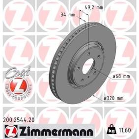 Bremsscheibe 200.2544.20 für G Stufenheck für 84,78 CHF