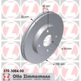 Bremsscheibe 370.3064.00 von ZIMMERMANN günstig für 99,46 € online kaufen