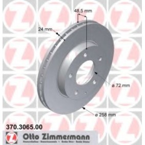 Bremsscheibe 370.3065.00 von ZIMMERMANN günstig für 98,59 € online kaufen