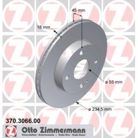 Bremsscheibe 370.3066.00 von ZIMMERMANN günstig für 107,37 € online kaufen
