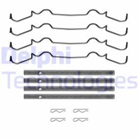 Achetez des Kit d'accessoires, plaquette de frein à disque DELPHI LX0722 à prix pour 22,24 €