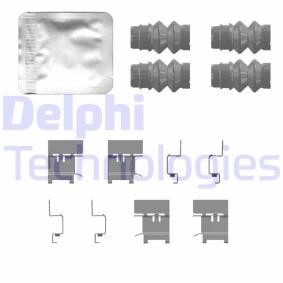 Zubehörsatz, Scheibenbremsbelag von DELPHI