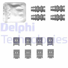 Zubehörsatz, Scheibenbremsbelag von DELPHI