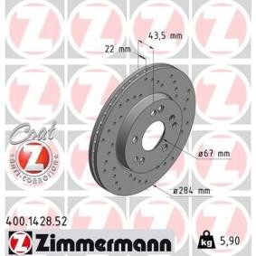 Bremsscheibe für MERCEDES-BENZ von ZIMMERMANN
