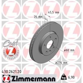 Bremsscheibe für OPEL von ZIMMERMANN