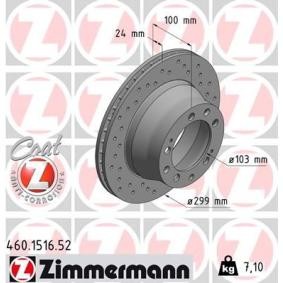 Bremsscheibe 460.1516.52 von ZIMMERMANN günstig für 172,14 € online kaufen