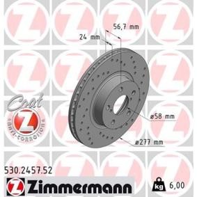 Bremsscheibe für SUBARU von ZIMMERMANN