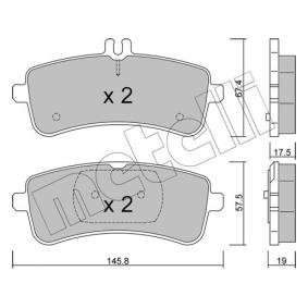 Bremsbeläge 22-1200-0 von METELLI günstig für 26,07 € online kaufen