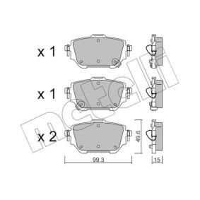 Compre Pastillas de freno de METELLI online para C-HR (AX20) a precios moderados