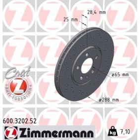 Bremsscheibe von ZIMMERMANN