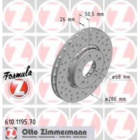 Bremsscheibe für VOLVO von ZIMMERMANN