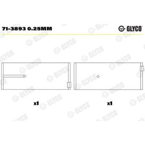 Pleuellager 71-3893 0.25MM