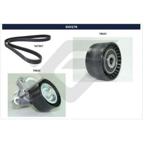Achetez des Jeu de courroies trapézoïdales à nervures HUTCHINSON KHV 278 à prix pour 116,37 €