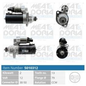 Anlasser 5010312 von MEAT & DORIA günstig für 199,54 € online kaufen
