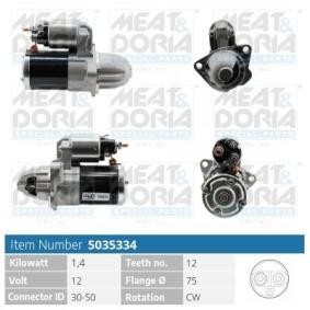 Köp Startmotor av MEAT & DORIA 5035334 till det låga priset 1692,64 kr
