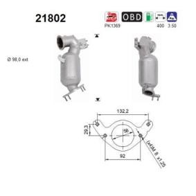 Acquista Catalizzatore da AS online per Astra Mk VII (K) Station Wagon (B16) a prezzi moderati