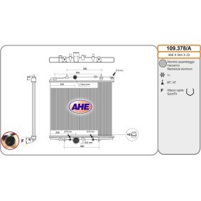 Acquista Radiatore motore da AHE 109.378/A a buon mercato per soli 166,19 €