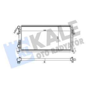 Achetez des Radiateur du moteur KALE OTO RADYATOR 355555 à prix pour 83,41 €