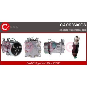 Kjøp AC-kompressor av CASCO CAC65002GS til den lave prisen 9165,62 NOK