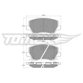 Köp Bromsbelägg av TOMEX brakes TX 19-75 till det låga priset 449,46 kr