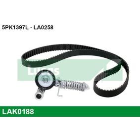 Keilrippenriemensatz LAK0188 für CHEVROLET