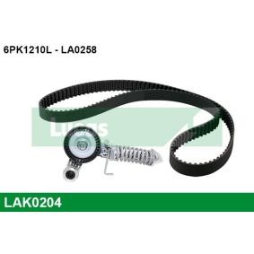 Acquista Kit Cinghie Poly-V da LUCAS LAK0204 a buon mercato per soli 75,02 €