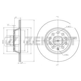 Achetez des Disque de frein ZEKKERT BS-5398B à prix pour 45,89 €