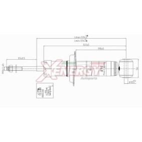 Stoßdämpfer X007341 für Golf V Variant (1K5) für 32,91 CHF