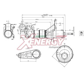 Stoßdämpfer X010331 für HONDA